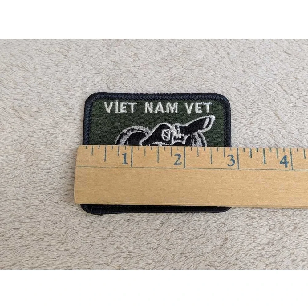 Viet Nam Vet Patch‎ Skull Parachutist Vietnam Veteran Proud Military Morale